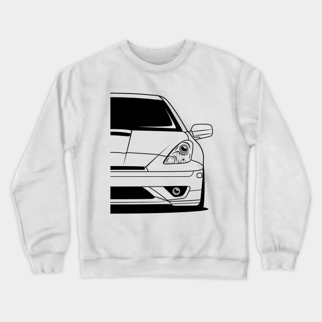 Front Celica JDM Crewneck Sweatshirt by GoldenTuners